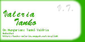 valeria tanko business card